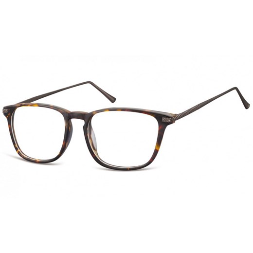Okulary oprawki korekcyjne Nerdy zerówki Sunoptic CP144B szylkret-panterka ze sklepu Stylion w kategorii Okulary zerówki męskie - zdjęcie 107784522