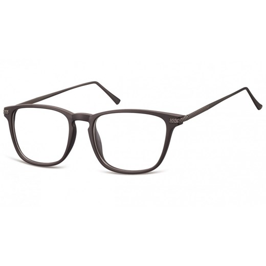 Okulary oprawki korekcyjne Nerdy zerówki Sunoptic CP144C ciemnobrązowe ze sklepu Stylion w kategorii Okulary zerówki męskie - zdjęcie 107784524