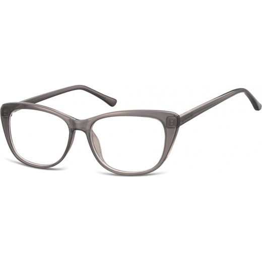 Okulary oprawki korekcyjne Kocie Oczy zerówki Sunoptic CP129D szare ze sklepu Stylion w kategorii Okulary zerówki męskie - zdjęcie 107784591