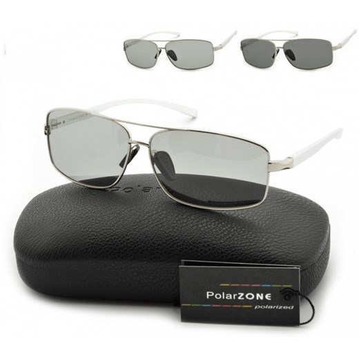 Męskie okulary polaryzacja + fotochrom PolarZone POL-353AFP ze sklepu Stylion w kategorii Okulary przeciwsłoneczne męskie - zdjęcie 107784773