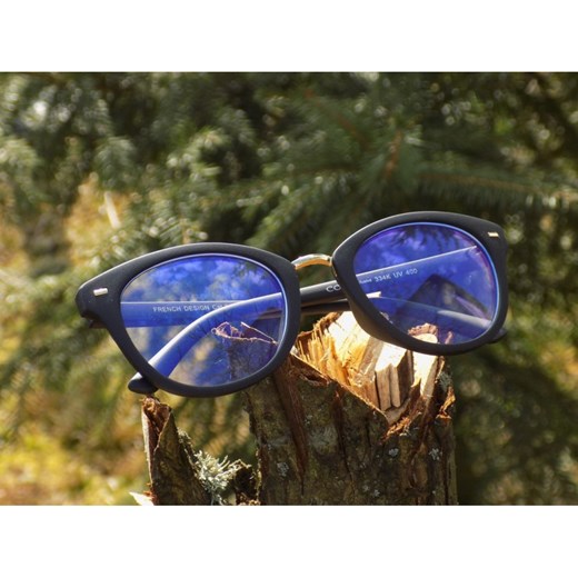 Okulary Kocie z filtrem światła niebieskiego do komputera zerówki CO-334K-1 Stylion Stylion
