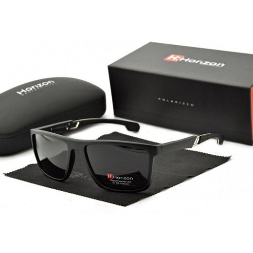 Okulary przeciwsłoneczne uv400 HD PREMIUM POL-HOR-01A ze sklepu Stylion w kategorii Okulary przeciwsłoneczne męskie - zdjęcie 107785563