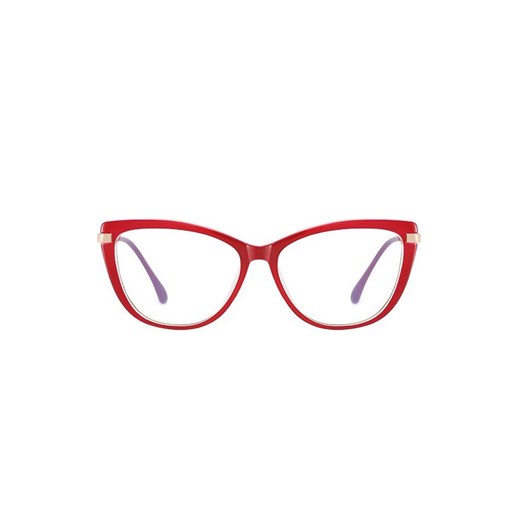 Kocie Okulary damskie  z filtrem BLUE Light do komputera zerówki 2546-3 ze sklepu Stylion w kategorii Oprawki do okularów damskie - zdjęcie 107786473