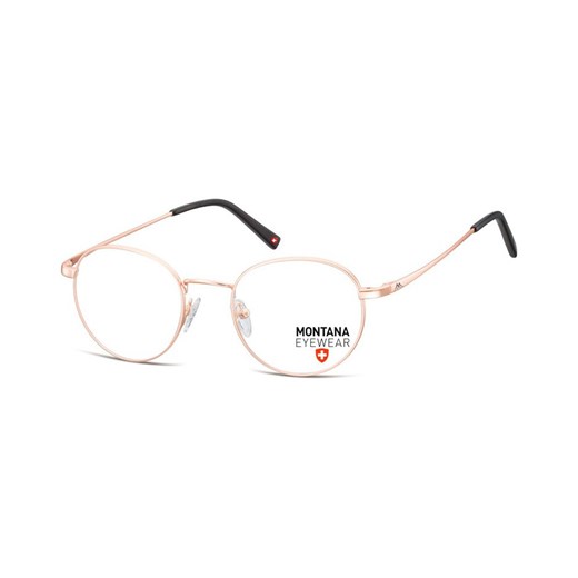Zlote Lenonki okragle okulary oprawki optyczne, korekcyjne Montana MM609B ze sklepu Stylion w kategorii Okulary korekcyjne męskie - zdjęcie 107786831