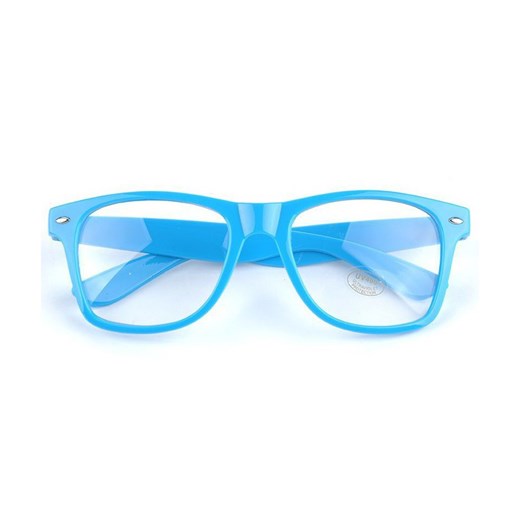 Błękitne okulary nerdy  zerówki Damskie i Męskie Stylion wyprzedaż Stylion