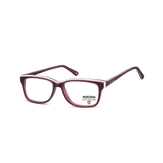 Okulary oprawki korekcyjne, optyczne nerdy Montana MA81E bordowe Montana Stylion