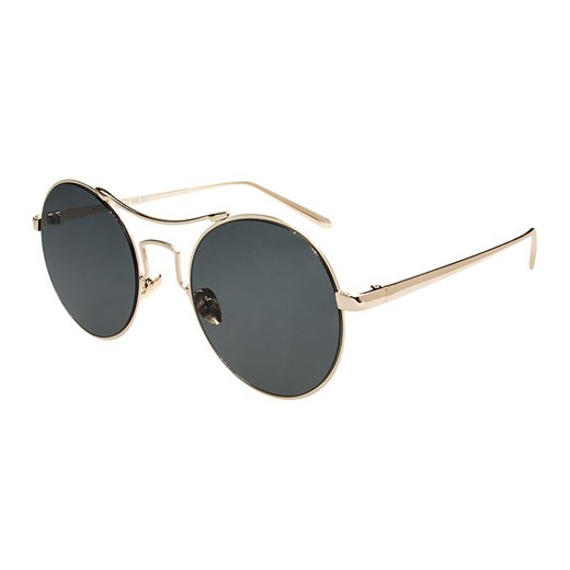 Damskie okragle okulary czarne pre-20d ze sklepu Stylion w kategorii Okulary przeciwsłoneczne damskie - zdjęcie 107788630