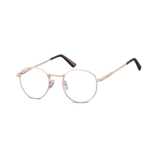 Lenonki zerowki Okulary Oprawki korekcyjne 604F zlote ze sklepu Stylion w kategorii Okulary korekcyjne męskie - zdjęcie 107788970