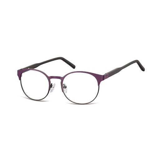 Fioletowe Okulary Oprawki okrągłe korekcja Sunoptic 994H ze sklepu Stylion w kategorii Okulary korekcyjne męskie - zdjęcie 107788974