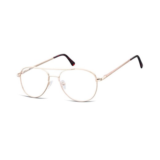 Pilotki zerówki Okulary Oprawki metalowe korekcyjne 791C ze sklepu Stylion w kategorii Okulary zerówki męskie - zdjęcie 107789664