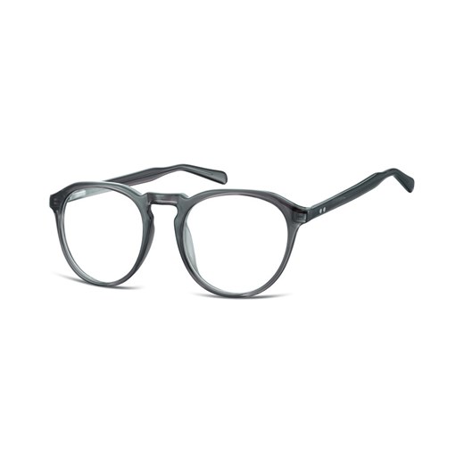 Okrągłe Okulary oprawki Lenonki zerówki korekcyjne Sunoptic AC21B ciemny szary ze sklepu Stylion w kategorii Okulary zerówki męskie - zdjęcie 107789981