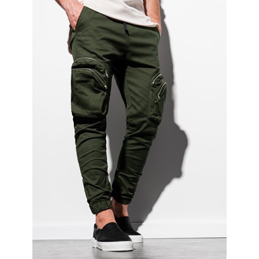 Spodnie męskie Ombre zielone 