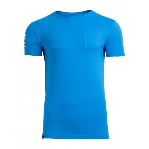 T-shirt męski TSM603 - niebieski Outhorn S okazyjna cena OUTHORN