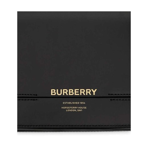 Listonoszka Burberry bez dodatków na ramię elegancka średnia