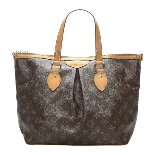 Shopper bag Louis Vuitton wielokolorowa skórzana z nadrukiem 