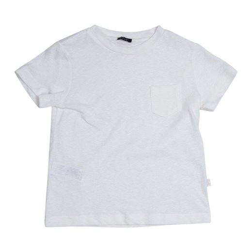 T-shirt chłopięce biały Il Gufo z krótkim rękawem 