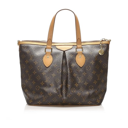 Shopper bag Louis Vuitton na ramię skórzana elegancka duża 