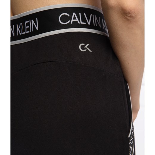  Naprawdę Spodnie damskie Calvin Klein czarne sportowe czarny spodnie z wysokim stanem damskie WWVDV