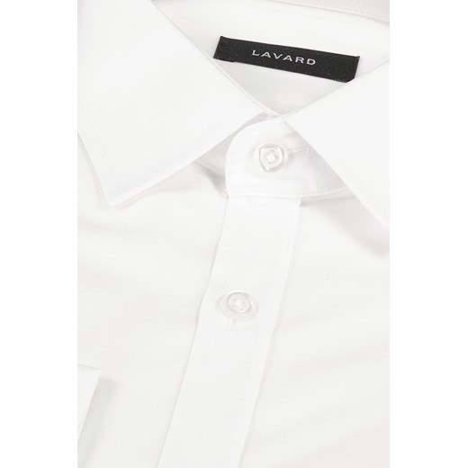 Biała koszula męska 91100 Lavard 37/164-170 Lavard