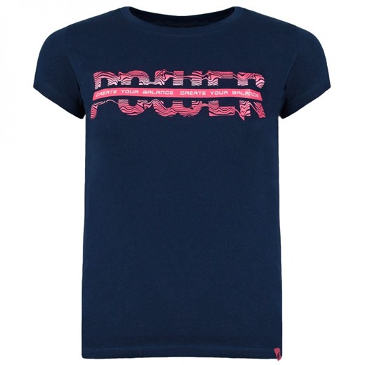 4F Koszulka Dziewczęca T-shirt Bawełniany Granatowa 146 darcet