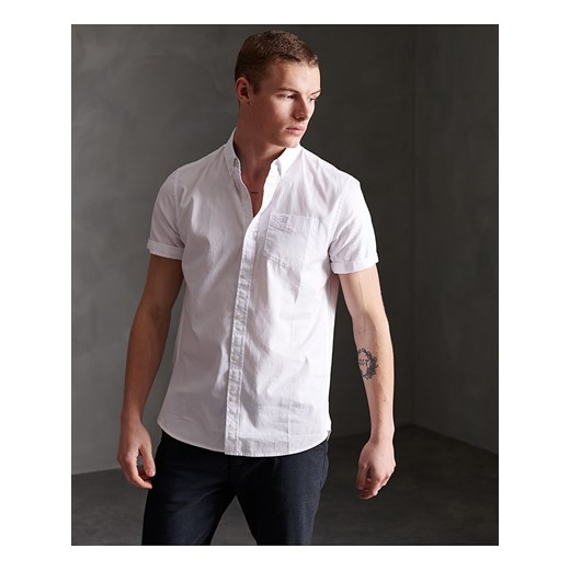 Koszula "Premium University Oxford" - Regular fit - w kolorze białym Superdry S Limango Polska