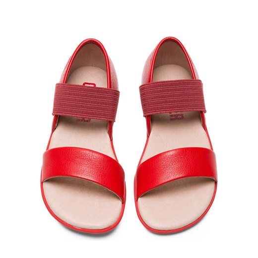 Skórzane sandały "Right" w kolorze czerwonym Camper 30 Limango Polska