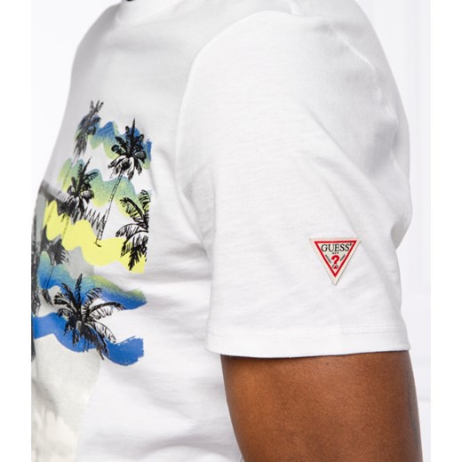 T-shirt męski Guess z krótkimi rękawami w stylu młodzieżowym 