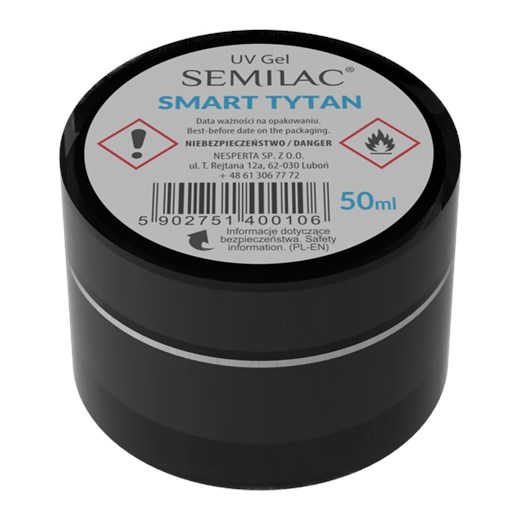 Lakier żelowy Semilac UV Gel Smart Tytan 50 ml Semilac 50 ml SEMILAC