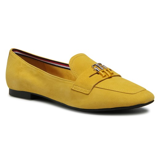 Lordsy TOMMY HILFIGER - Essential Hardware Loafer FW0FW05645 Tuscan Yellow ZFZ Tommy Hilfiger 37 eobuwie.pl