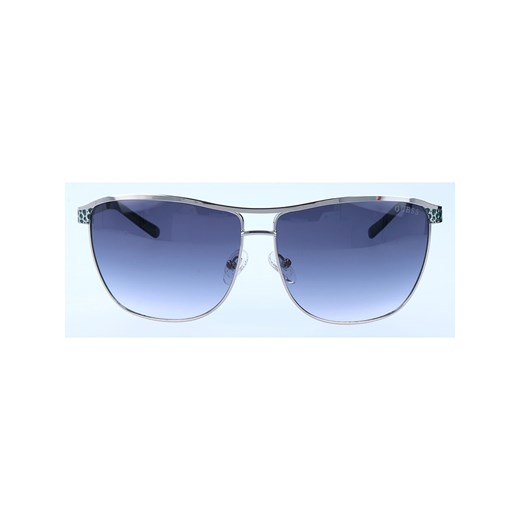 Damskie okulary przeciwsłoneczne w kolorze srebrno-niebieskim Guess 61 Limango Polska