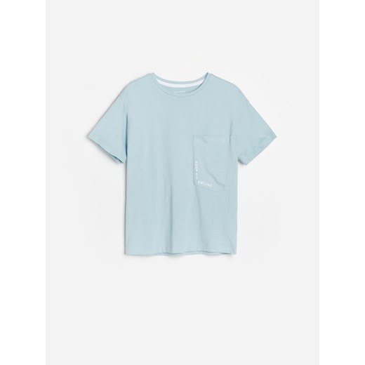 T-shirt chłopięce niebieski Reserved 