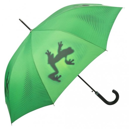 Żaba cień - parasol długi ze skórzaną rączką Von Lilienfeld  Parasole MiaDora.pl