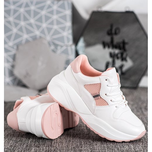 Buty sportowe damskie Weide sneakersy sznurowane