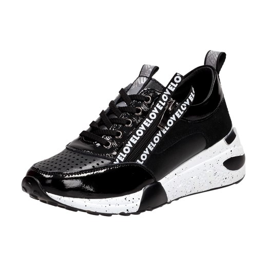 Buty sportowe damskie Suzana.pl sneakersy skórzane wiązane 