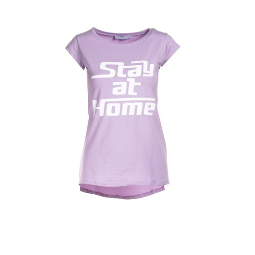 Jasnofioletowy T-shirt Loraisea Renee S Renee odzież okazyjna cena