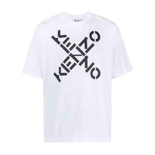 T-shirt męski biały Kenzo młodzieżowy 