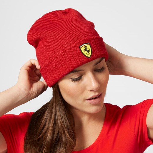 Czapka zimowa Scuderia Ferrari F1 Beanie czerwona Ferrari uniwersalny motofanstore.pl