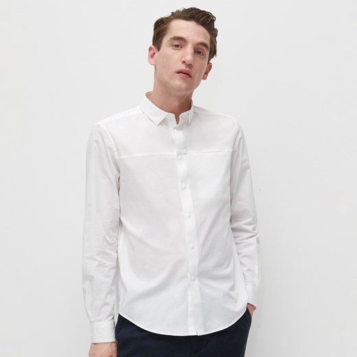 Reserved - Bawełniana koszula regular fit - Biały Reserved L Reserved