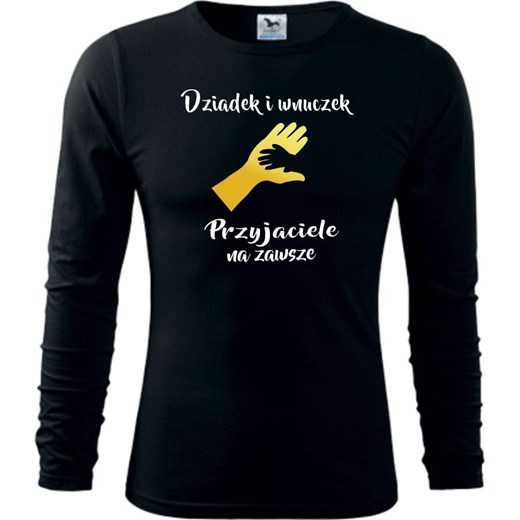 T-shirt męski TopKoszulki.pl z długim rękawem 