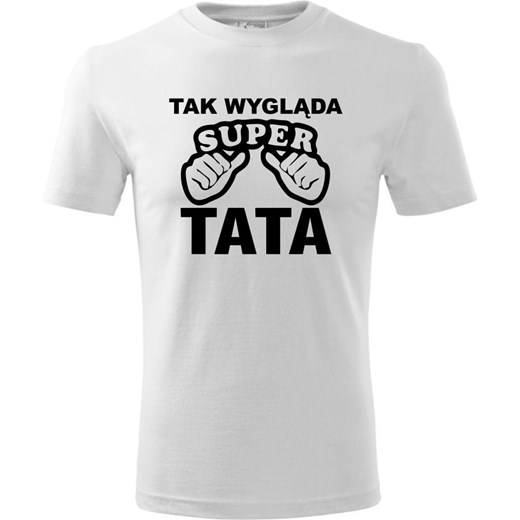 T-shirt męski wielokolorowy TopKoszulki.pl młodzieżowy z napisami 