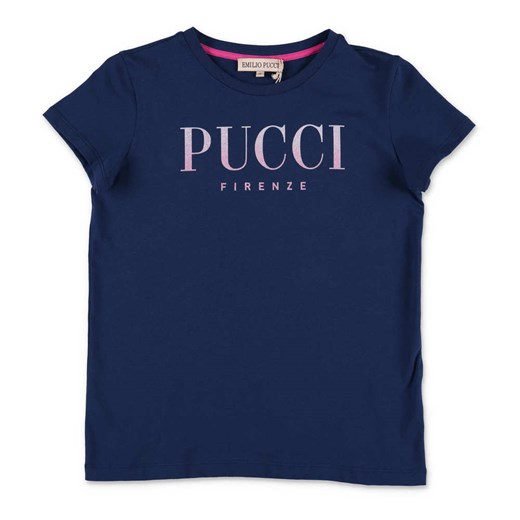 Bluzka dziewczęca Emilio Pucci z krótkimi rękawami 