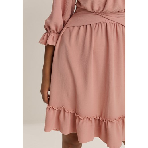 Różowa Sukienka Danaliphis Renee M/L Renee odzież