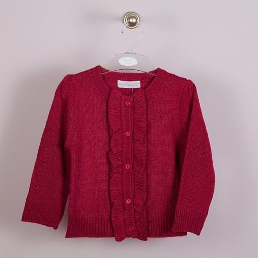 Piccolo Tesoro, Sweter dziewczęcy, rozmiar 110 - Wyprzedaż - ubrania i buty nawet do -50% taniej! smyk-com czerwony do salonu