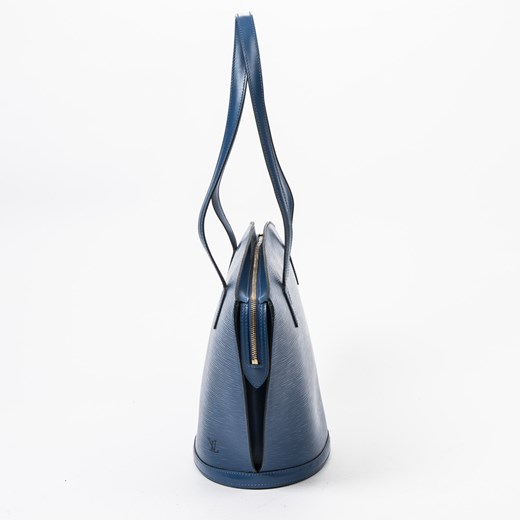 Shopper bag Louis Vuitton na ramię matowa skórzana 