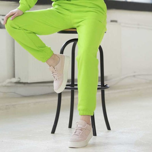 Zielone spodnie damskie Dreskod 