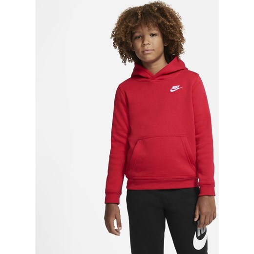 Bluza chłopięca czerwona Nike 