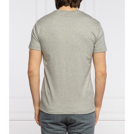 T-shirt męski Polo Ralph Lauren szary z krótkim rękawem 