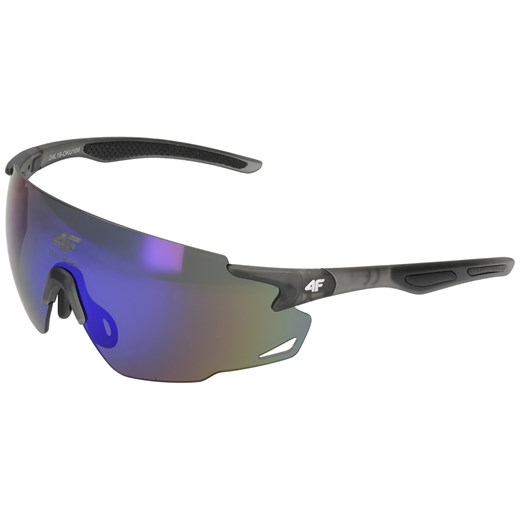 Okulary sportowe OKU104 - głęboka czerń Uniwersalny okazja 4F