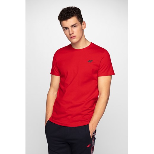 T-shirt męski TSM300 - czerwony L,M,XL,XXL 4F