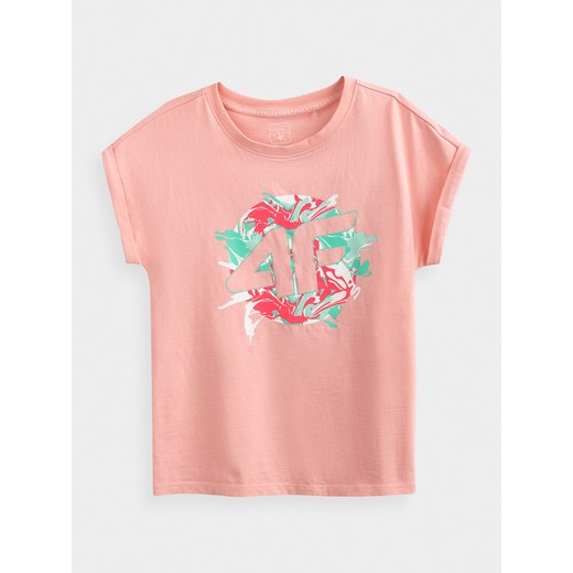 T-shirt dziewczęcy (122-164) 122,128,134,140,146,152,158,164 4F
